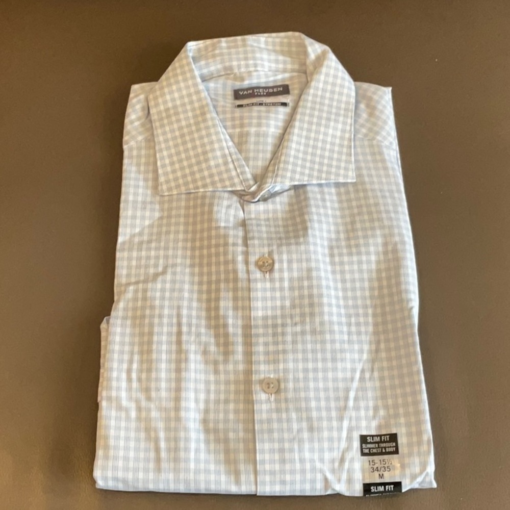 Van Heusen Flex lite+ slim fit stretch men’s shirt